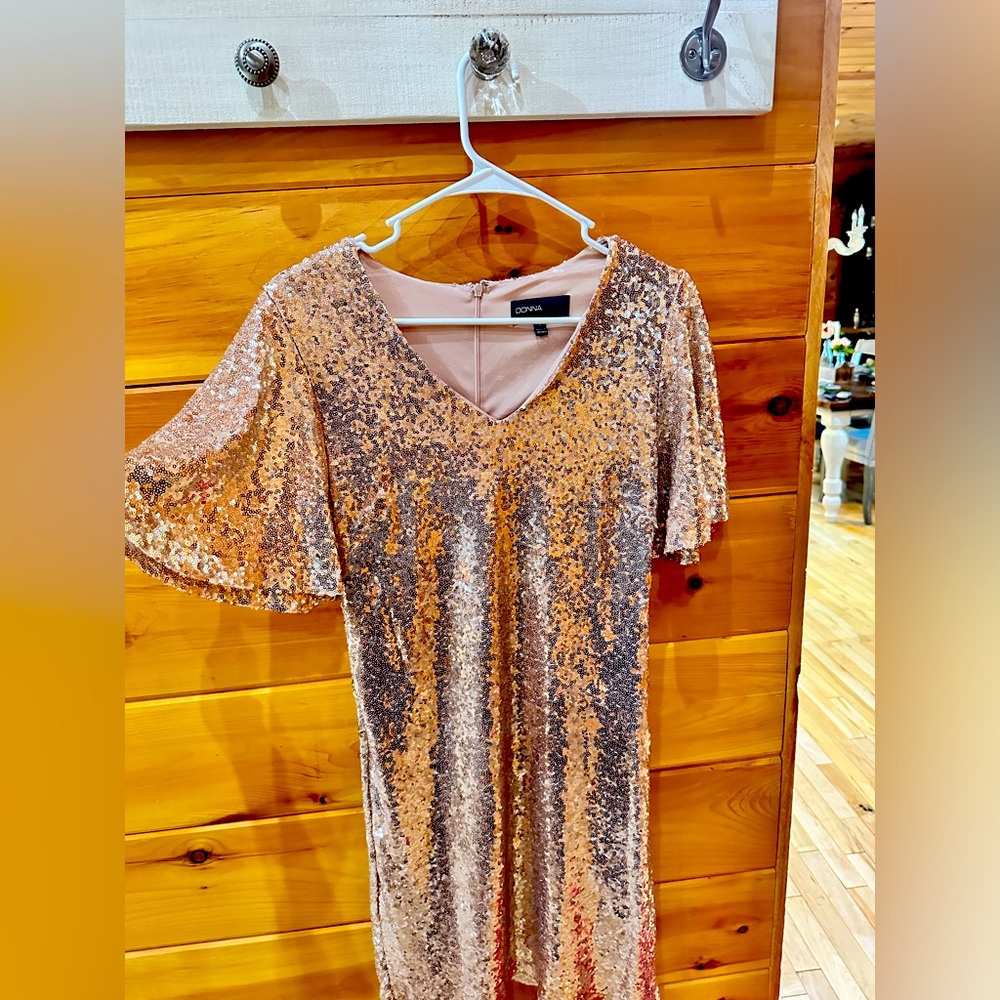 Rose gold dress